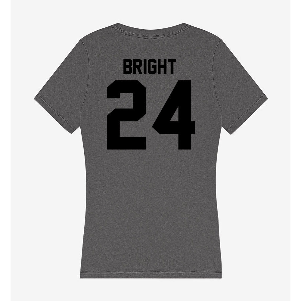 Wake Forest - NCAA Football : Micah Bright - Women's V-Neck T-Shirt-1