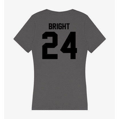 Wake Forest - NCAA Football : Micah Bright - Women's V-Neck T-Shirt-1