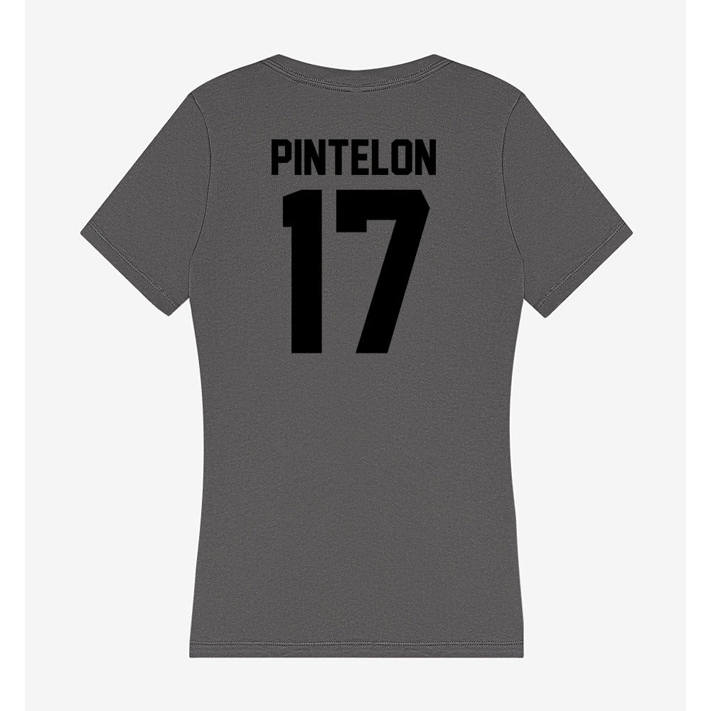 Wake Forest - NCAA Men's Basketball : Xander Pintelon - Women's V-Neck T-Shirt-1