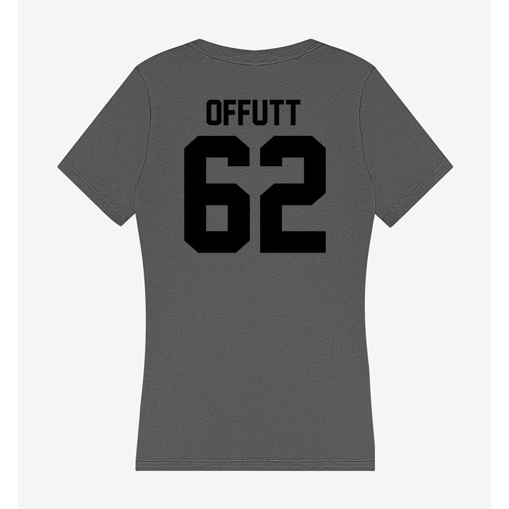 Wake Forest - NCAA Football : Jaishaun Offutt - Women's V-Neck T-Shirt-1