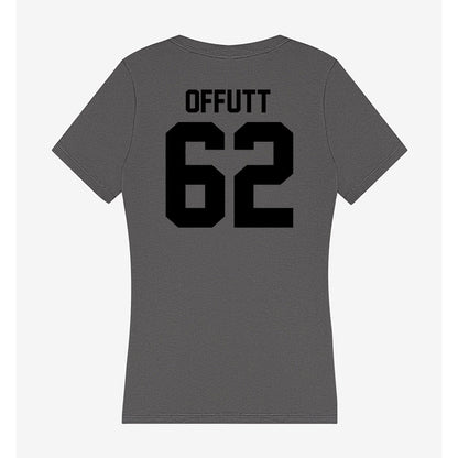 Wake Forest - NCAA Football : Jaishaun Offutt - Women's V-Neck T-Shirt-1
