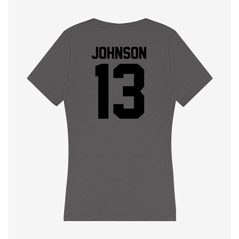 Wake Forest - NCAA Football : Billy Johnson - Women's V-Neck T-Shirt-1