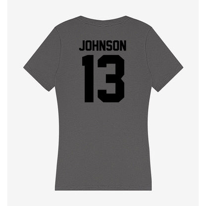Wake Forest - NCAA Football : Billy Johnson - Women's V-Neck T-Shirt-1