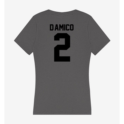 Wake Forest - NCAA Baseball : Logan D'Amico - Women's V-Neck T-Shirt-1