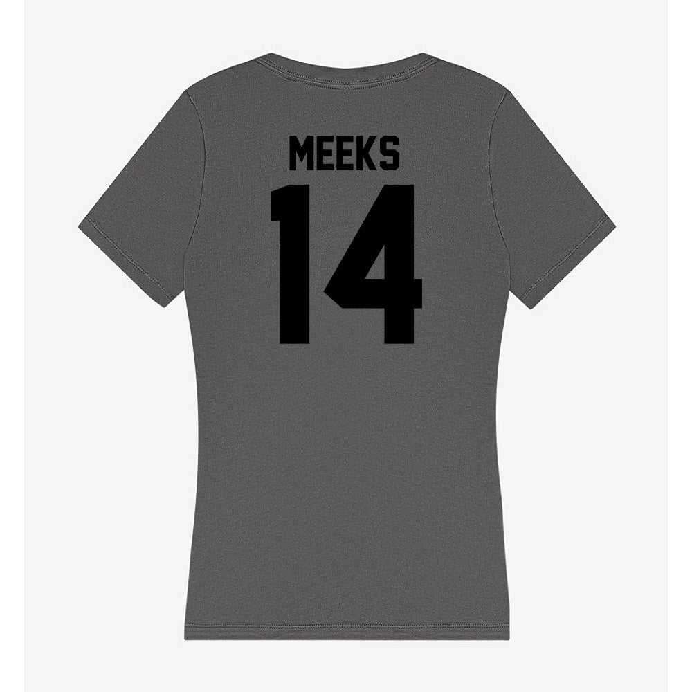 Wake Forest - NCAA Football : Antonio Meeks - Women's V-Neck T-Shirt-1