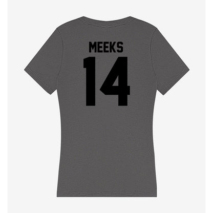 Wake Forest - NCAA Football : Antonio Meeks - Women's V-Neck T-Shirt-1
