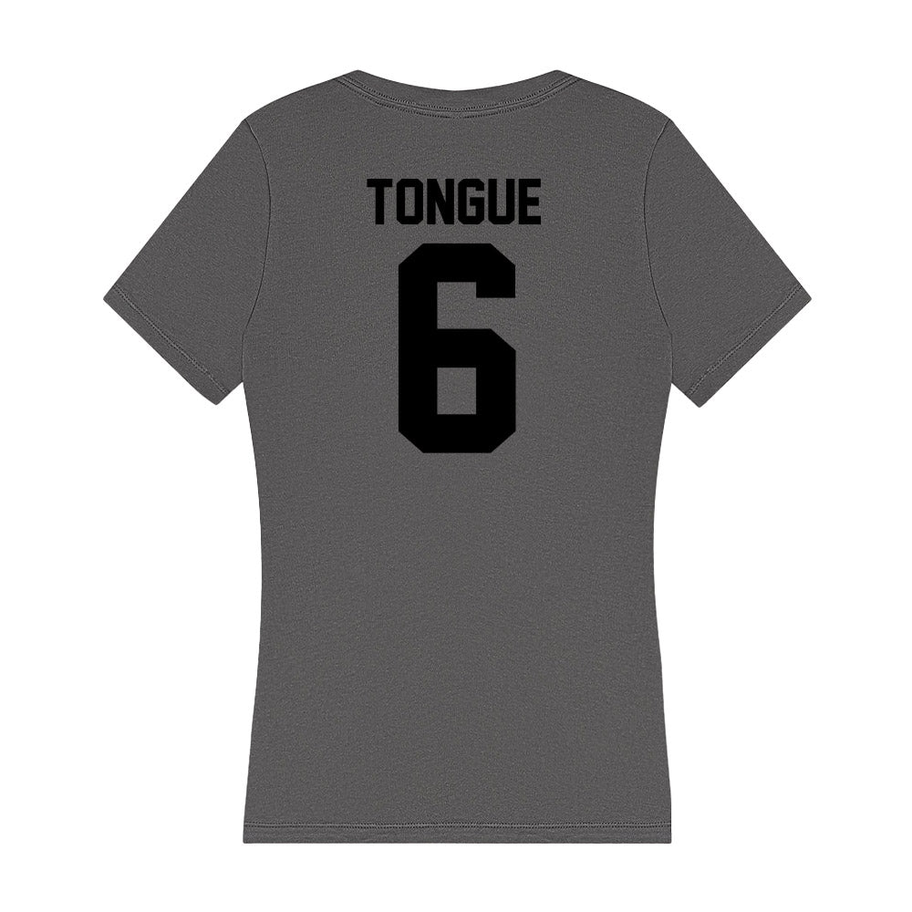 Wake Forest - NCAA Football : Rushaun Tongue - Women's V-Neck T-Shirt-1
