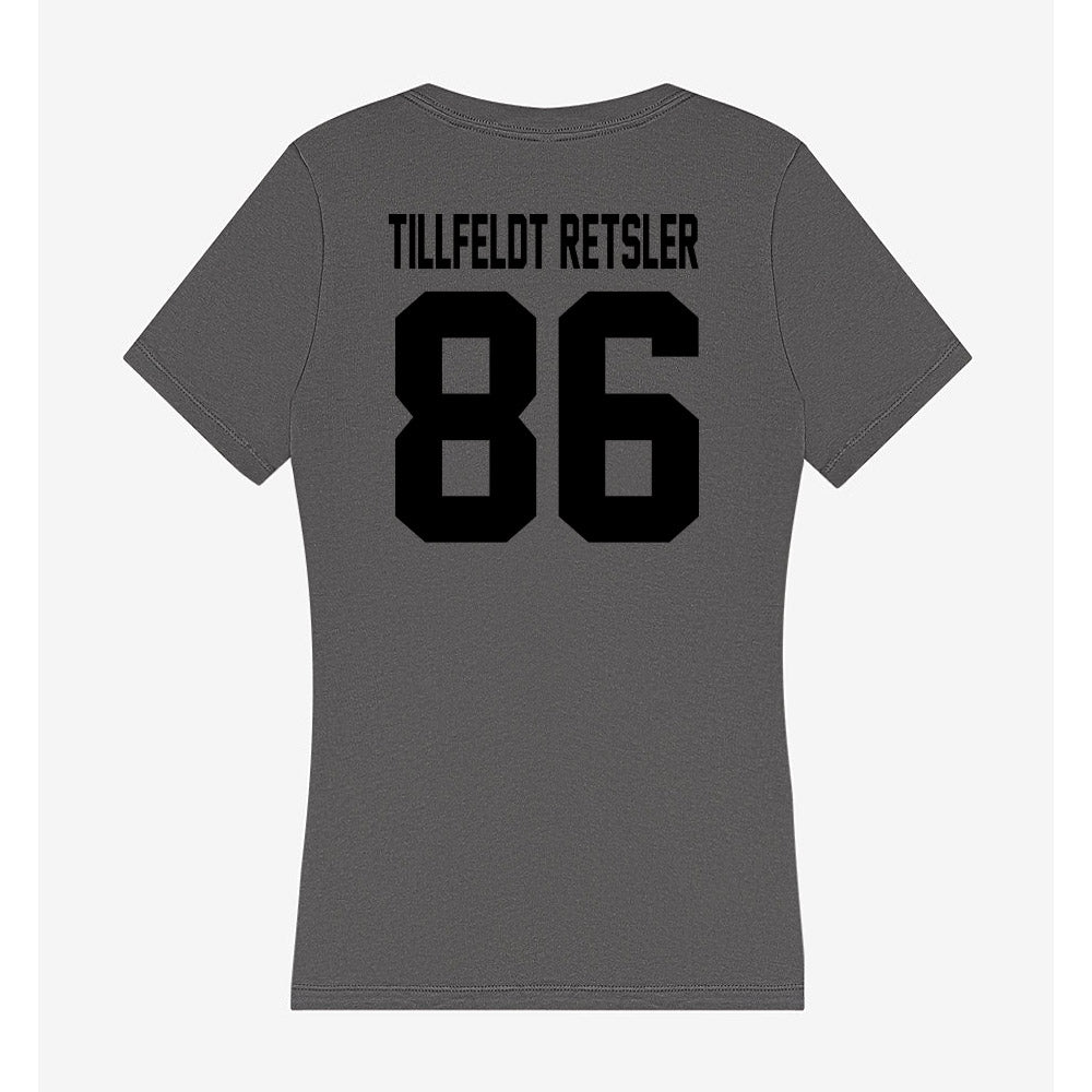 Wake Forest - NCAA Football : Maximilian Tillfeldt Retsler - Women's V-Neck T-Shirt-1