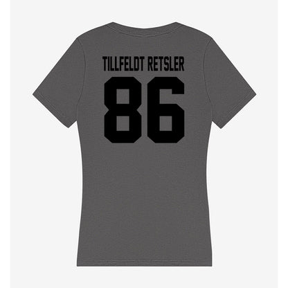 Wake Forest - NCAA Football : Maximilian Tillfeldt Retsler - Women's V-Neck T-Shirt-1