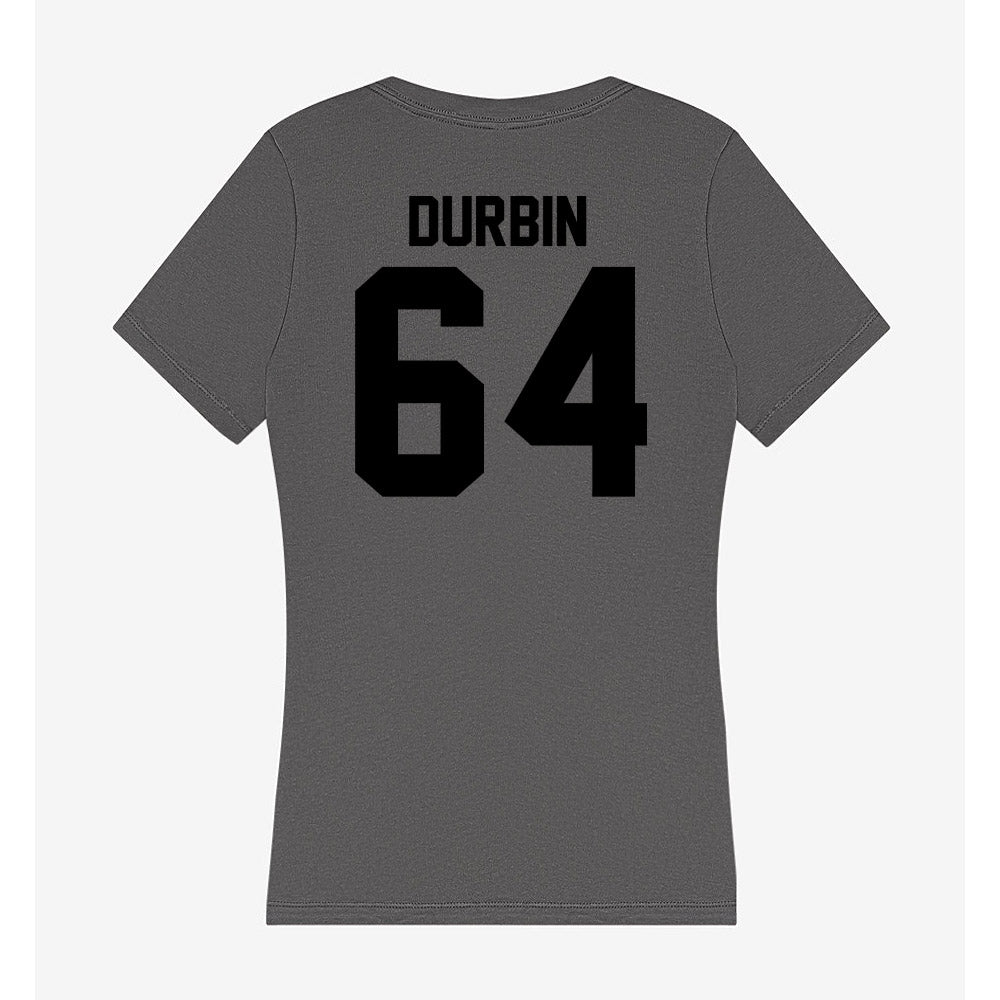 Wake Forest - NCAA Football : Dylan Durbin - Women's V-Neck T-Shirt-1