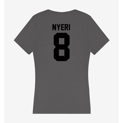 Wake Forest - NCAA Men's Basketball : Ring Nyeri - Women's V-Neck T-Shirt-1