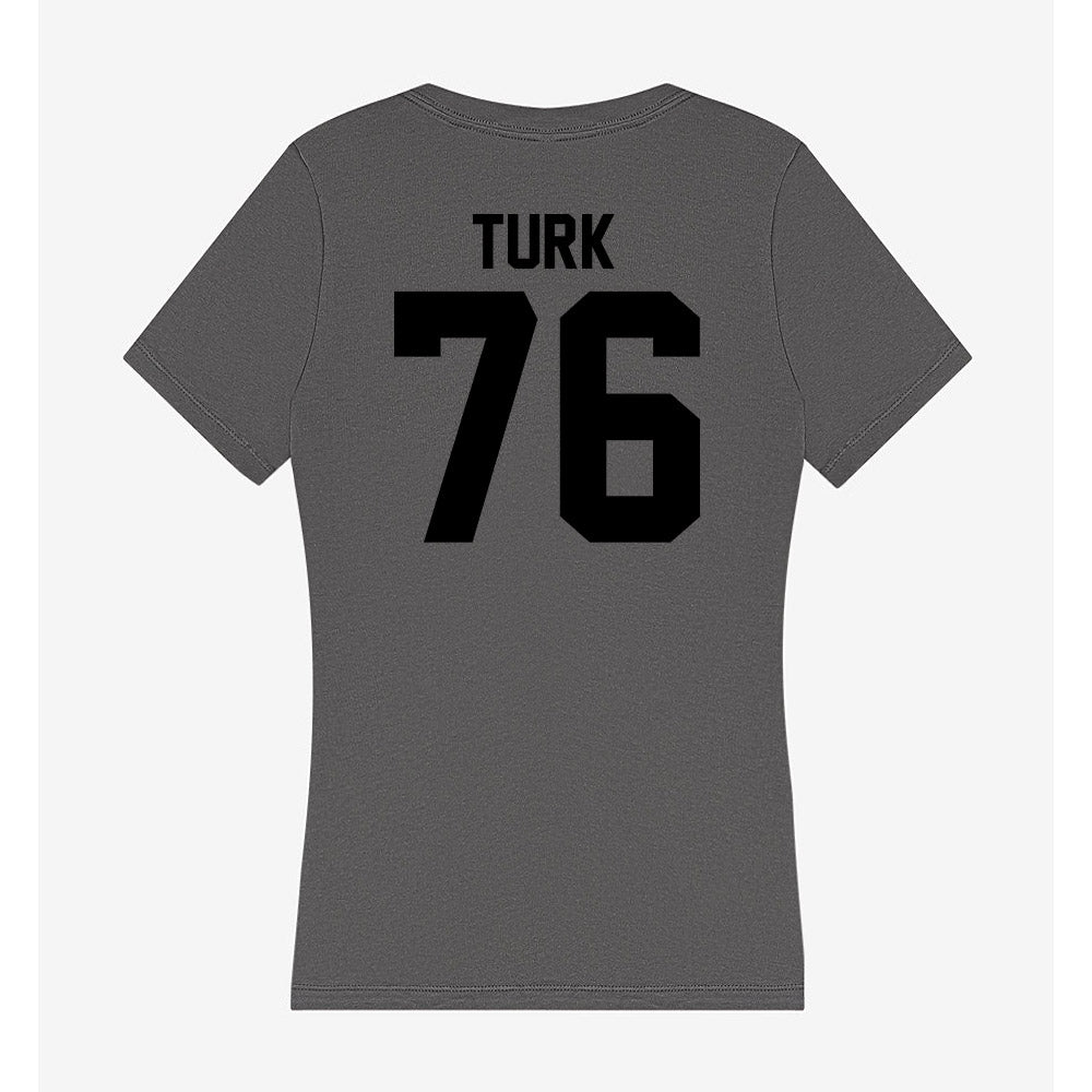 Wake Forest - NCAA Football : Fletcher Turk - Women's V-Neck T-Shirt-1