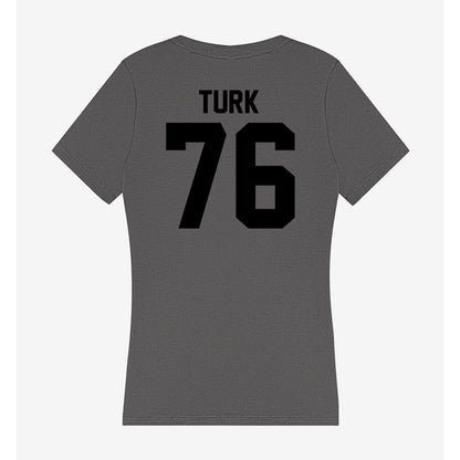 Wake Forest - NCAA Football : Fletcher Turk - Women's V-Neck T-Shirt-1