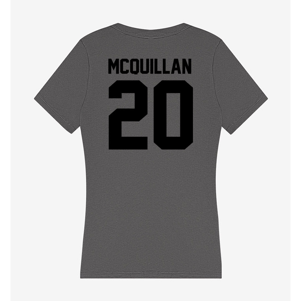 Wake Forest - NCAA Baseball : TJ McQuillan - Women's V-Neck T-Shirt-1