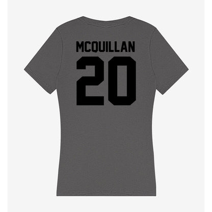 Wake Forest - NCAA Baseball : TJ McQuillan - Women's V-Neck T-Shirt-1