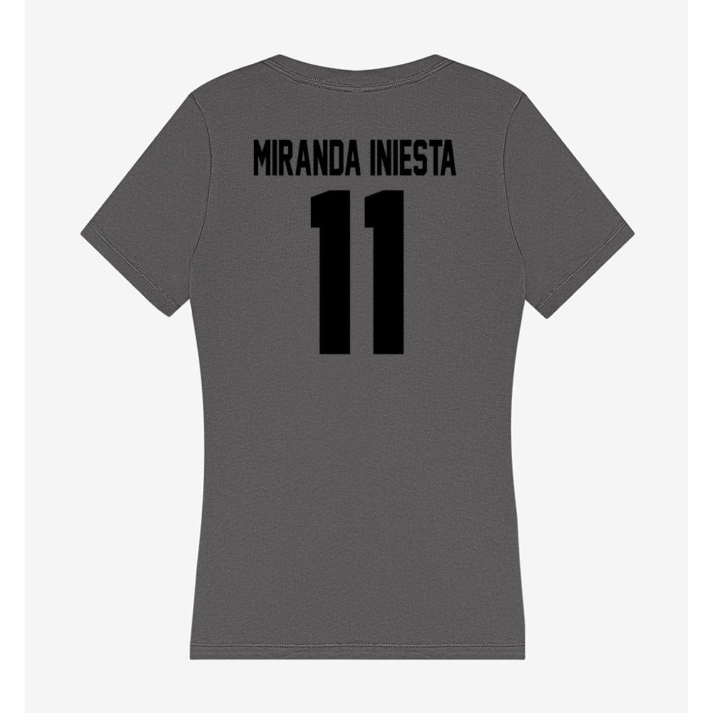 Wake Forest - NCAA Men's Soccer : Marcos Miranda Iniesta - Women's V-Neck T-Shirt-1