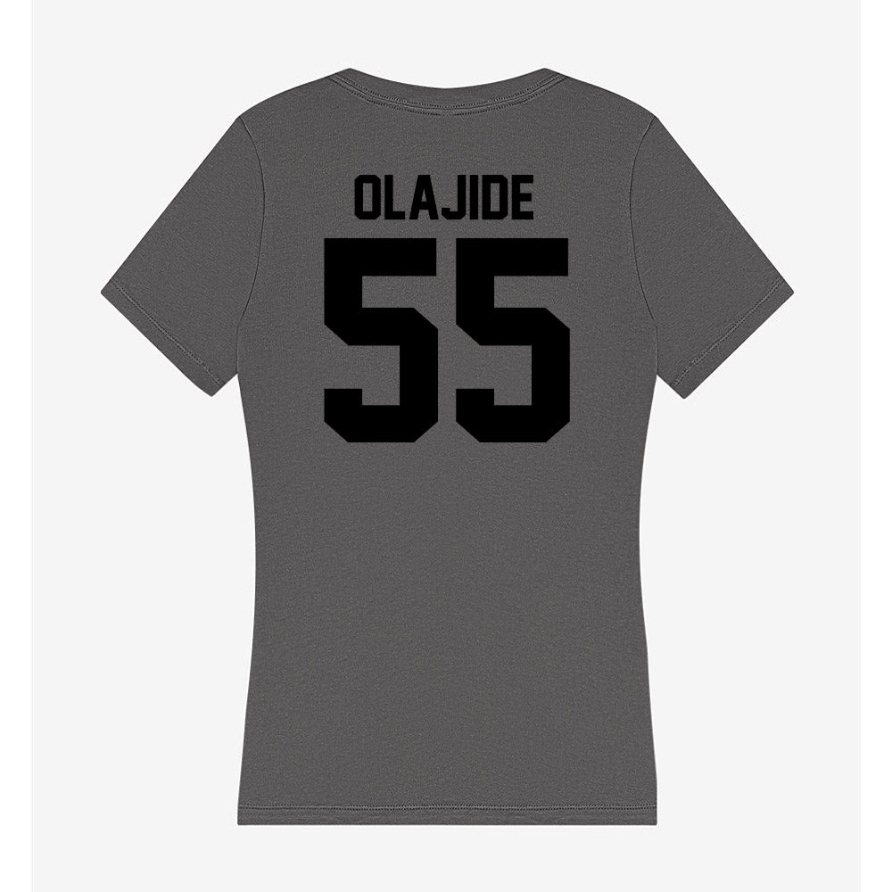Wake Forest - NCAA Football : Tolu Olajide - Women's V-Neck T-Shirt-1