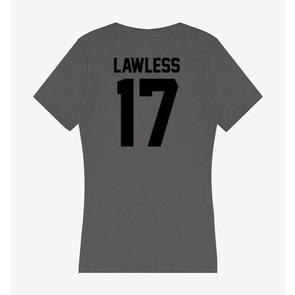 Wake Forest - NCAA Football : Grant Lawless - Women's V-Neck T-Shirt-1