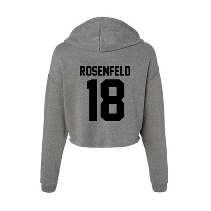Wake Forest - NCAA Men's Soccer : Henry Rosenfeld - Women's Crop Fleece Hoodie-1