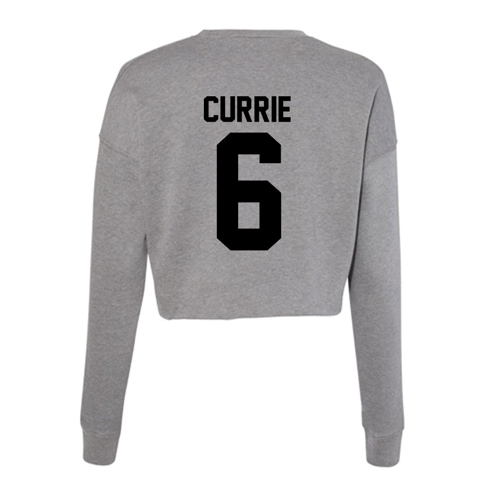 Wake Forest - NCAA Men's Soccer : Lorenze Currie - Women's Cropped Crew Fleece-1