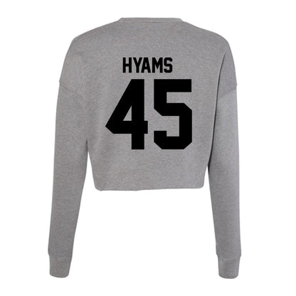 Wake Forest - NCAA Football : Ethan Hyams - Women's Cropped Crew Fleece-1