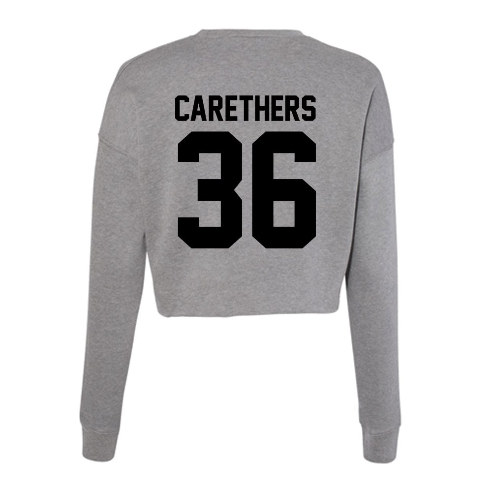 Wake Forest - NCAA Football : Seth Carethers - Women's Cropped Crew Fleece-1