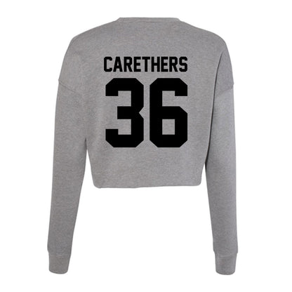 Wake Forest - NCAA Football : Seth Carethers - Women's Cropped Crew Fleece-1