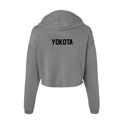 Wake Forest - NCAA Women's Golf : Ella Yokota - Women's Crop Fleece Hoodie-1
