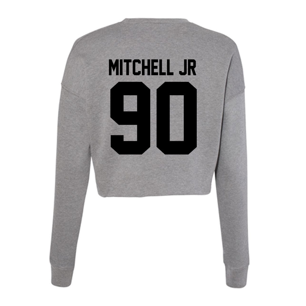 Wake Forest - NCAA Football : Sydir Mitchell jr - Women's Cropped Crew Fleece-1