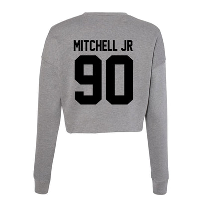 Wake Forest - NCAA Football : Sydir Mitchell jr - Women's Cropped Crew Fleece-1