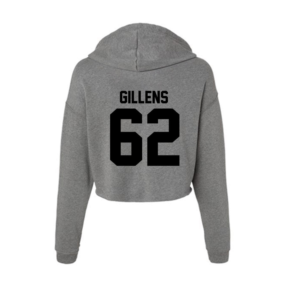 Wake Forest - NCAA Football : Fredrick Gillens - Women's Crop Fleece Hooded Sweatshirt-1