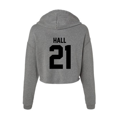 Wake Forest - NCAA Football : Aiden Hall - Women's Crop Fleece Hoodie-1