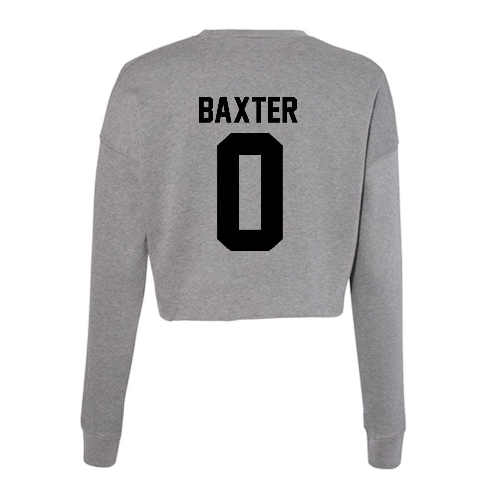 Wake Forest - NCAA Baseball : Cuyler Baxter - Women's Cropped Crew Fleece-1