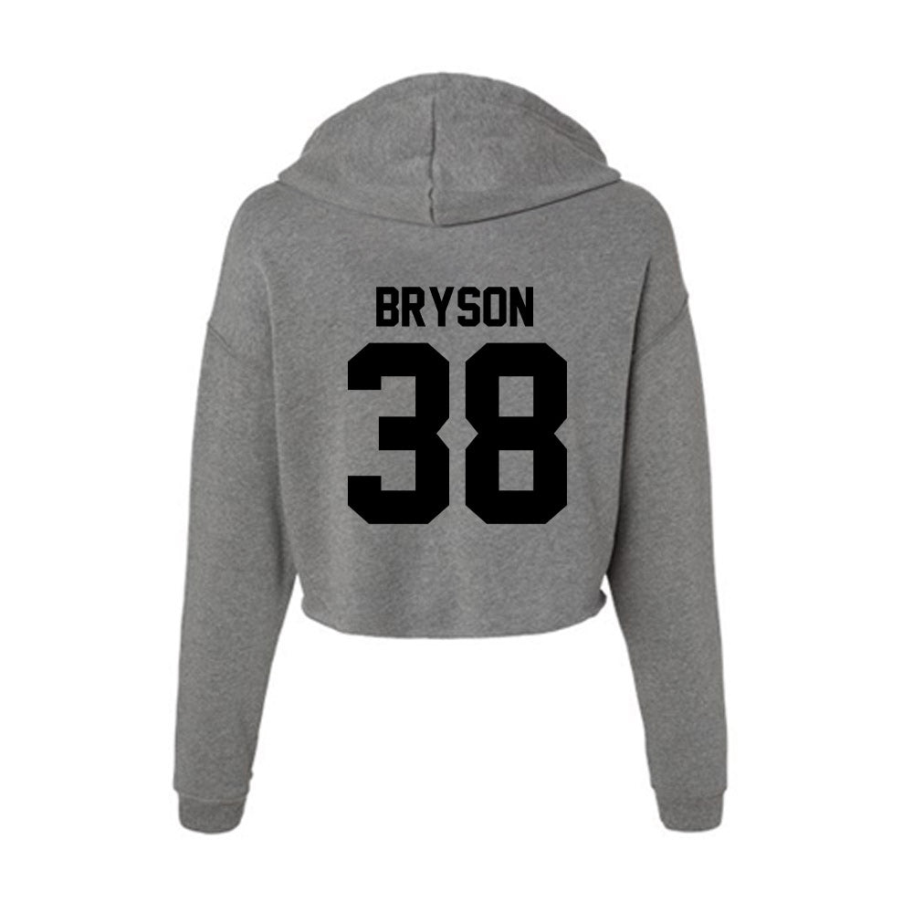 Wake Forest - NCAA Football : Walker Bryson - Women's Crop Fleece Hoodie-1