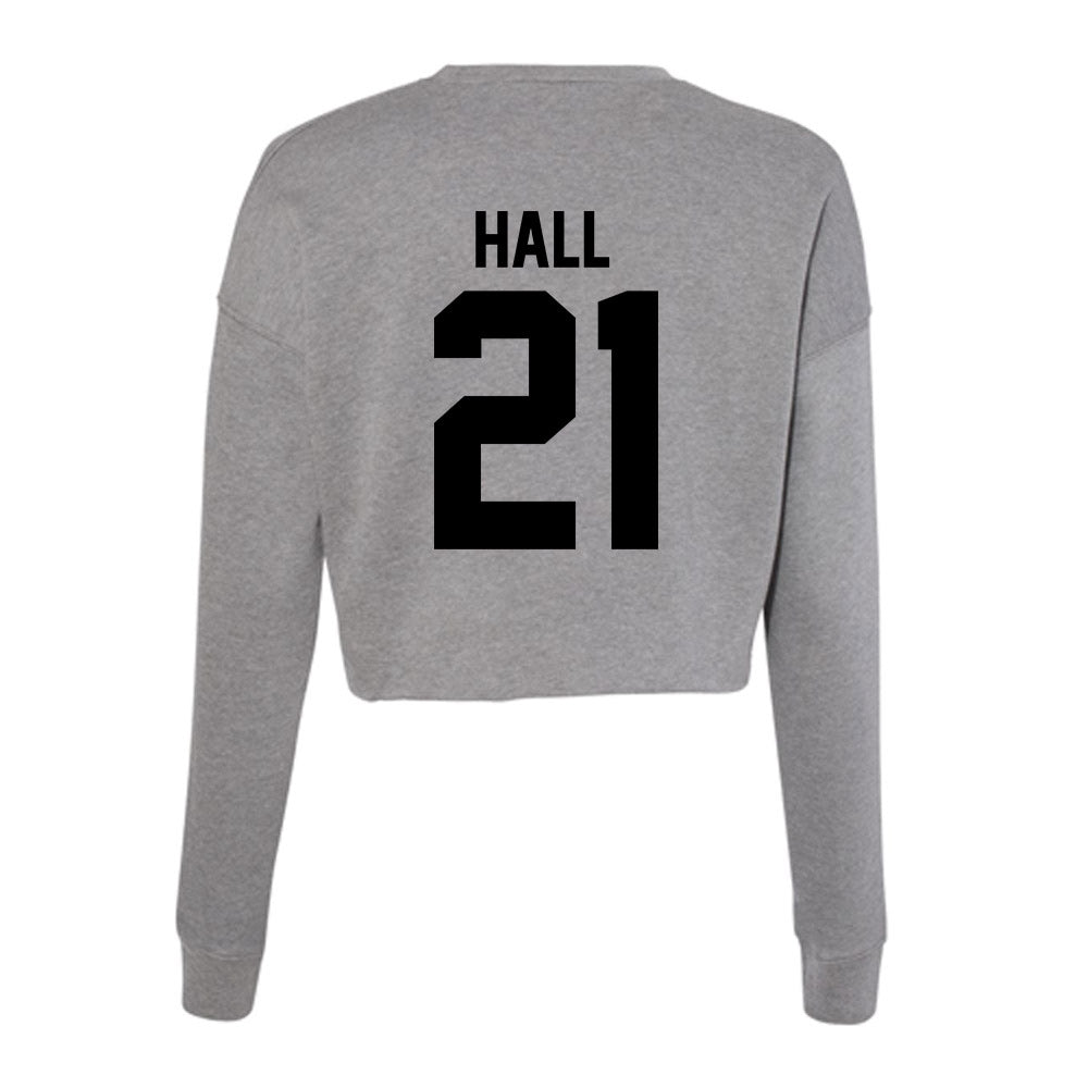 Wake Forest - NCAA Football : Aiden Hall - Women's Cropped Crew Fleece-1