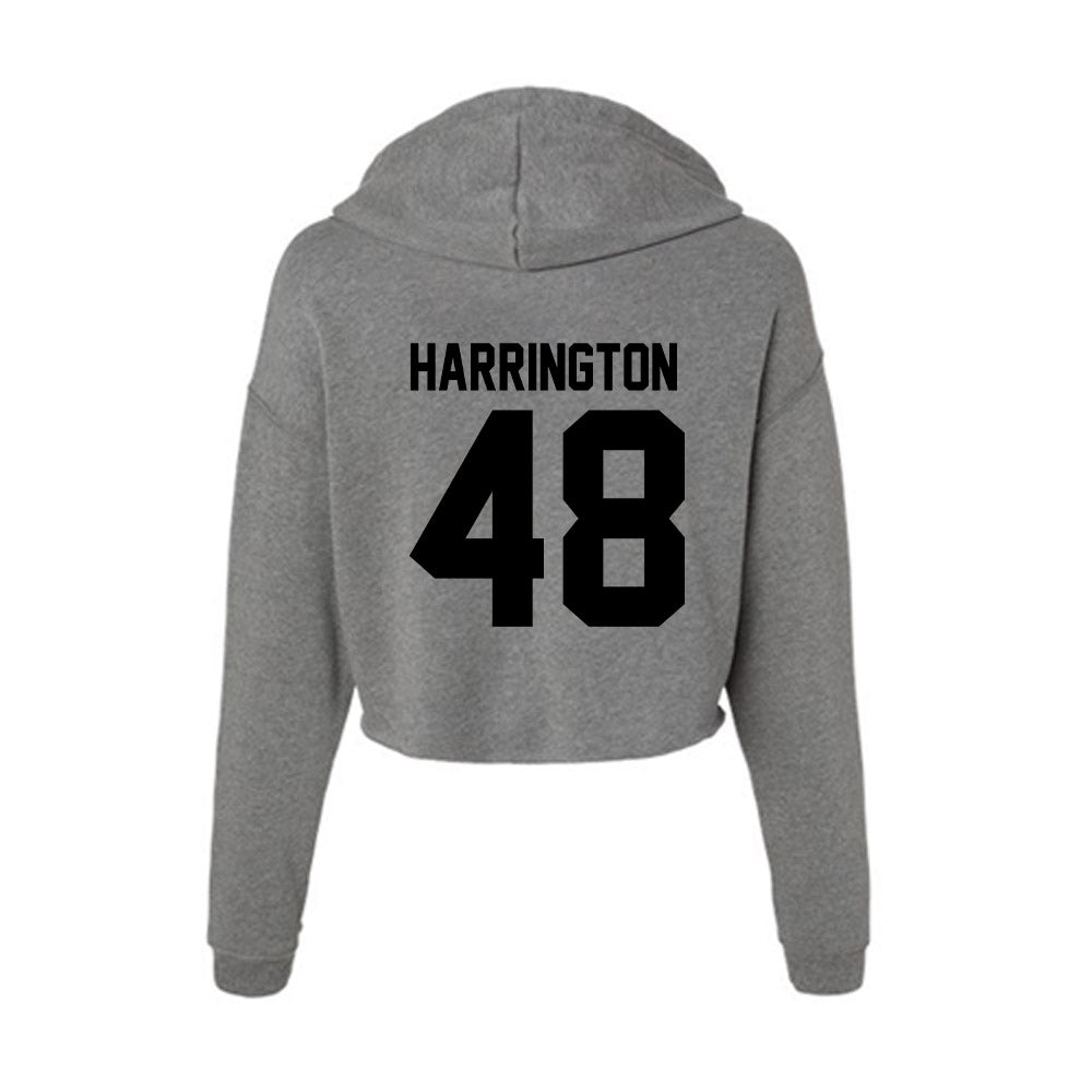 Wake Forest - NCAA Football : Ryan Harrington - Women's Crop Fleece Hoodie-1