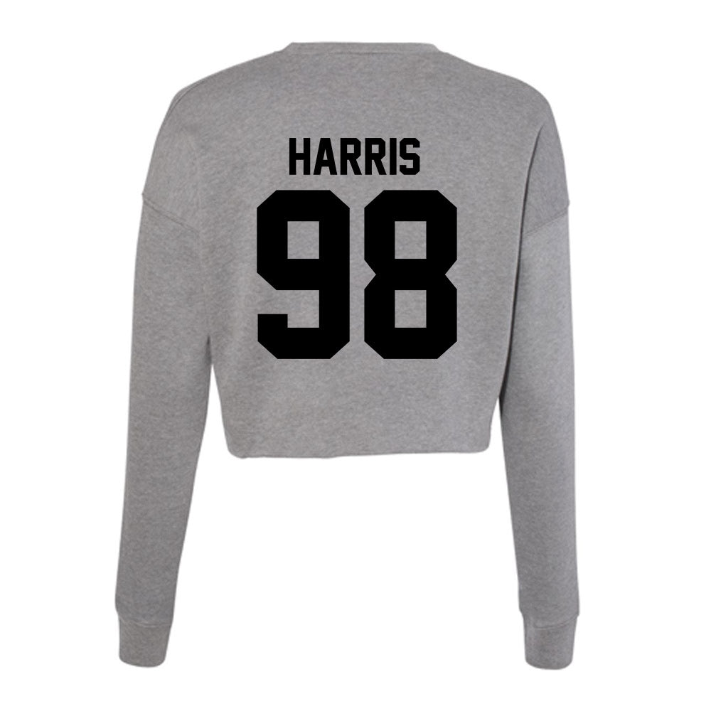 Wake Forest - NCAA Football : Christian Harris - Women's Cropped Crew Fleece-1