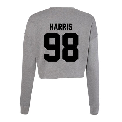Wake Forest - NCAA Football : Christian Harris - Women's Cropped Crew Fleece-1