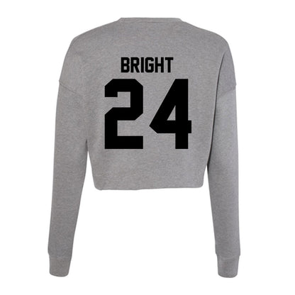 Wake Forest - NCAA Football : Micah Bright - Women's Cropped Crew Fleece-1