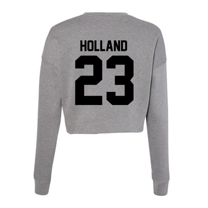Wake Forest - NCAA Women's Basketball : Oshauna Holland - Women's Cropped Crew Fleece-1