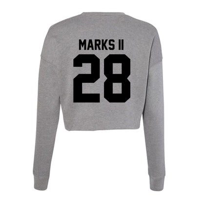 Wake Forest - NCAA Football : Aj Marks II - Women's Cropped Crew Fleece-1