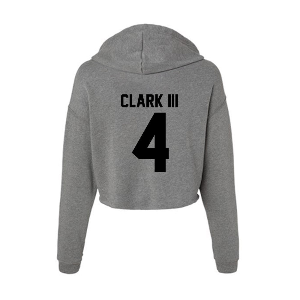 Wake Forest - NCAA Football : Ty Clark III - Women's Crop Fleece Hoodie-1