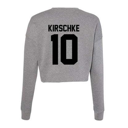 Wake Forest - NCAA Football : Gabe Kirschke - Women's Cropped Crew Fleece-1