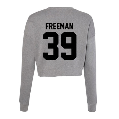 Wake Forest - NCAA Football : Wyatt Freeman - Women's Cropped Crew Fleece-1