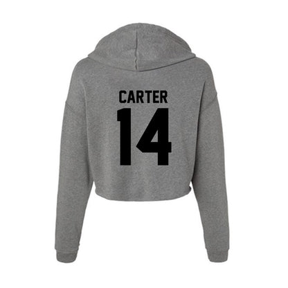 Wake Forest - NCAA Women's Basketball : Mary Carter - Women's Crop Fleece Hoodie-1