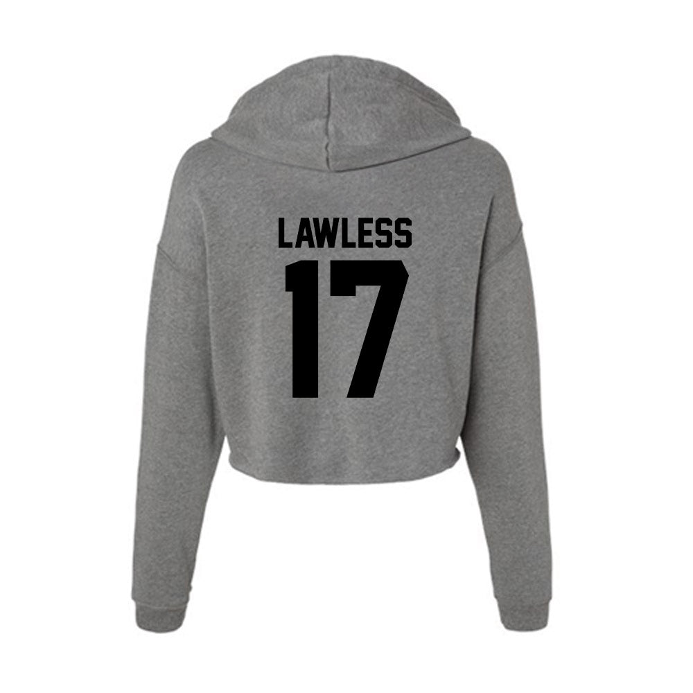 Wake Forest - NCAA Football : Grant Lawless - Women's Crop Fleece Hoodie-1