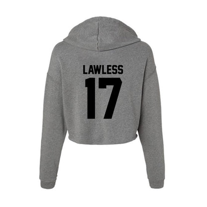 Wake Forest - NCAA Football : Grant Lawless - Women's Crop Fleece Hoodie-1
