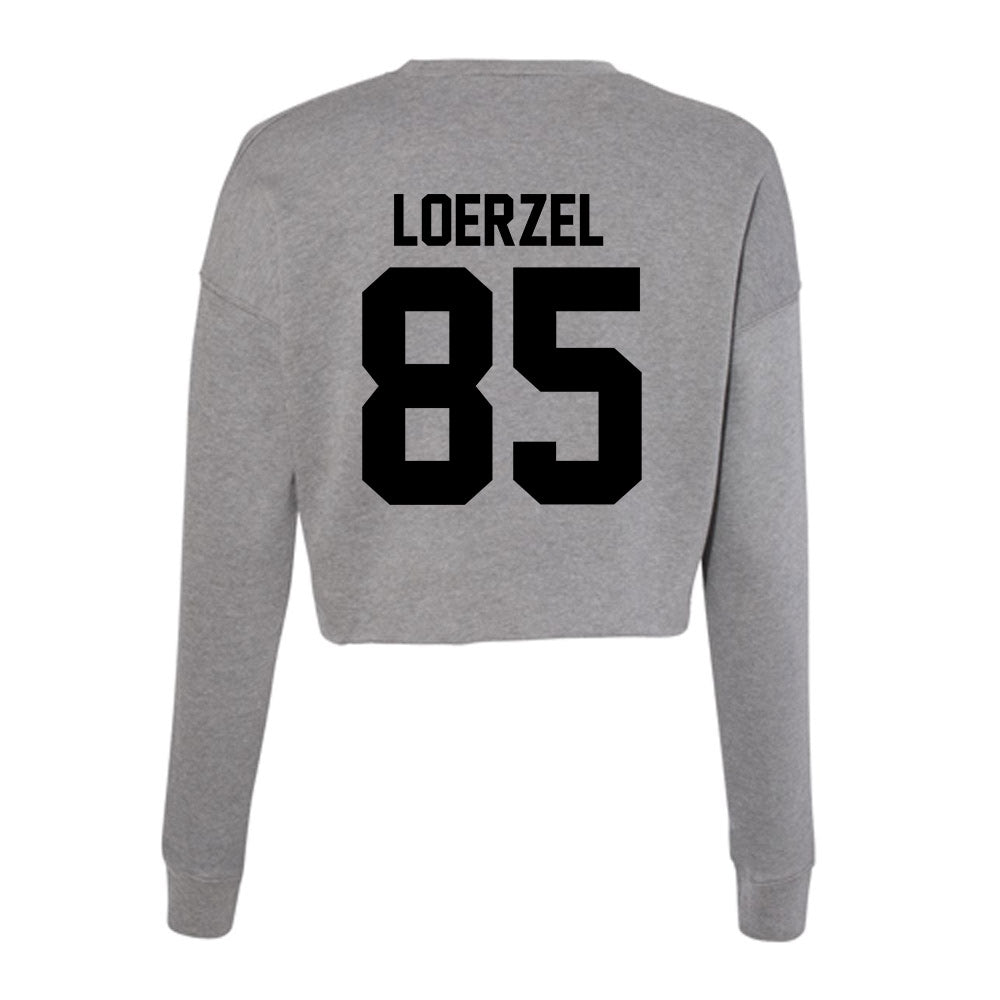 Wake Forest - NCAA Football : Will Loerzel - Women's Cropped Crew Fleece-1