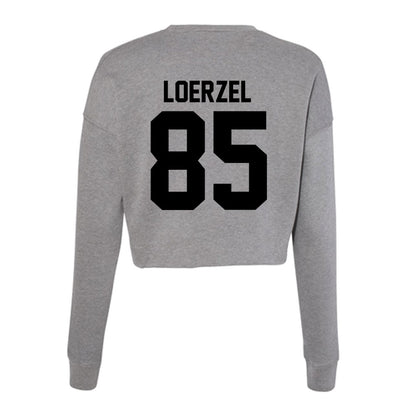 Wake Forest - NCAA Football : Will Loerzel - Women's Cropped Crew Fleece-1