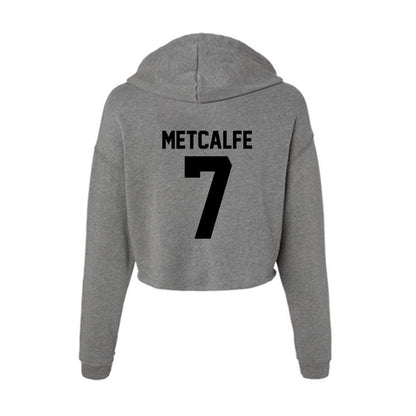 Wake Forest - NCAA Women's Basketball : Savannah Metcalfe - Women's Crop Fleece Hoodie-1